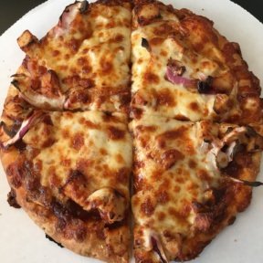 Gluten-free cheese pizza from Fresh Brothers